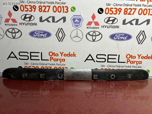 9686357477 Peugeot Partner Bagaj Plaka ÜST ÇITASI